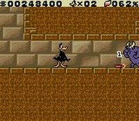 une photo d'Ã©cran de Daffy Duck - Un Tresor de Canard sur Nintendo Game Boy Color